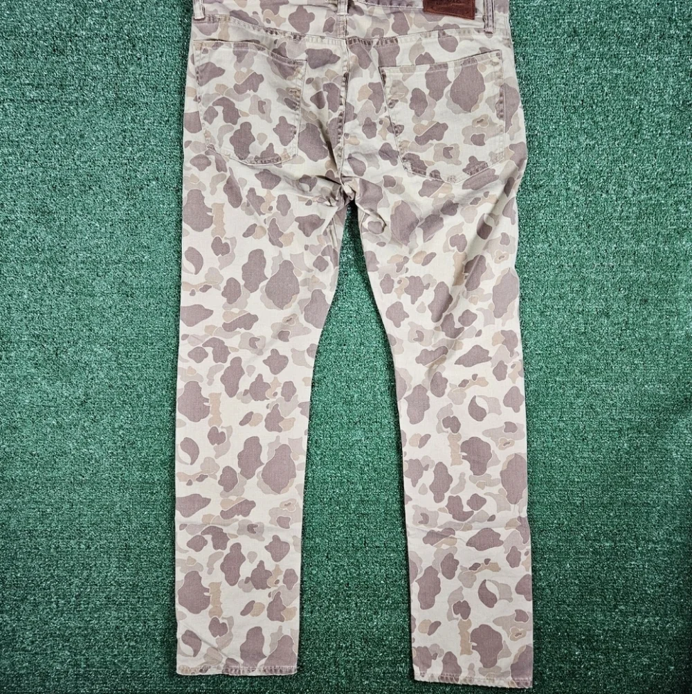 Vintage Polo Ralph Lauren Sullivan Slim Camo Denim Pants / Mens Size 35/32 - Picture 3 of 12